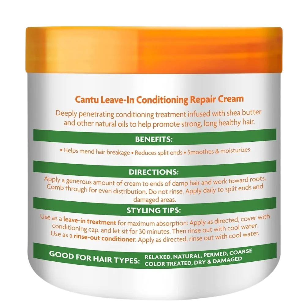 Cantu Classics Leave-In Conditioning Repair Cream 453g - Imagen 2